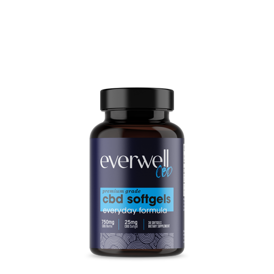 EverWell CBD Softgels Everyday Formula Premium Grade