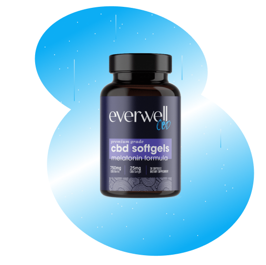 EverWell CBD Softgels Melatonin Formula Premium Grade